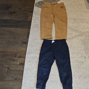 Kids Tan and Navy Bottoms Set
